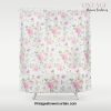 Elegant blush pink white vintage rose floral Shower Curtain Offical Vintage Shower Curtain Merch