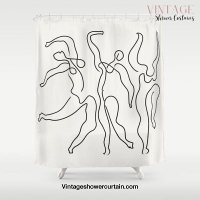 Three Dancers by Pablo Picasso Shower Curtain Offical Vintage Shower Curtain Merch